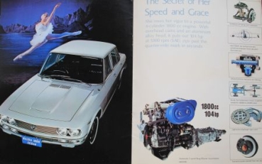 Mazda 1800 Modelprogram 1968 "The leading lady" Carbrochure (1040)